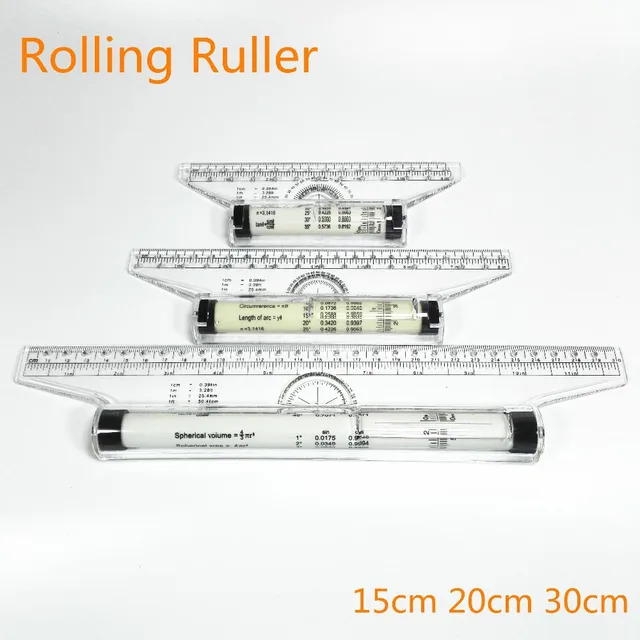 Buy Roll Ruler Parallel Rulers 15/20/30cm Universal