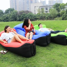 2017 New font b Pillow b font sofa Inflatable air sofa lazy bag Beach lay bag