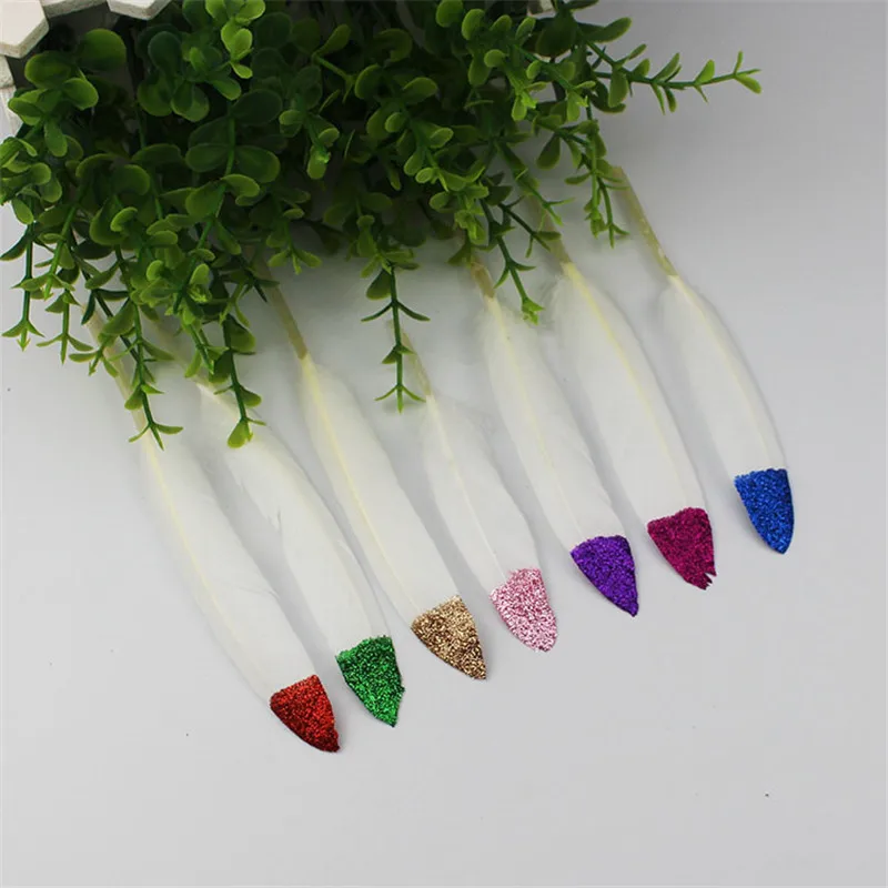 

10 Pcs 10-15CM Beautiful cheap Goose Feathers for DIY Jewelry Craft Making Wedding Party Decor Accessories Wedding Decoration