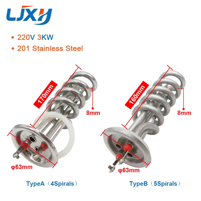 Stainless Steel Boiling Water Heating Element | Heating Element 220v  Stainless - Electric Water Heater Parts - Aliexpress
