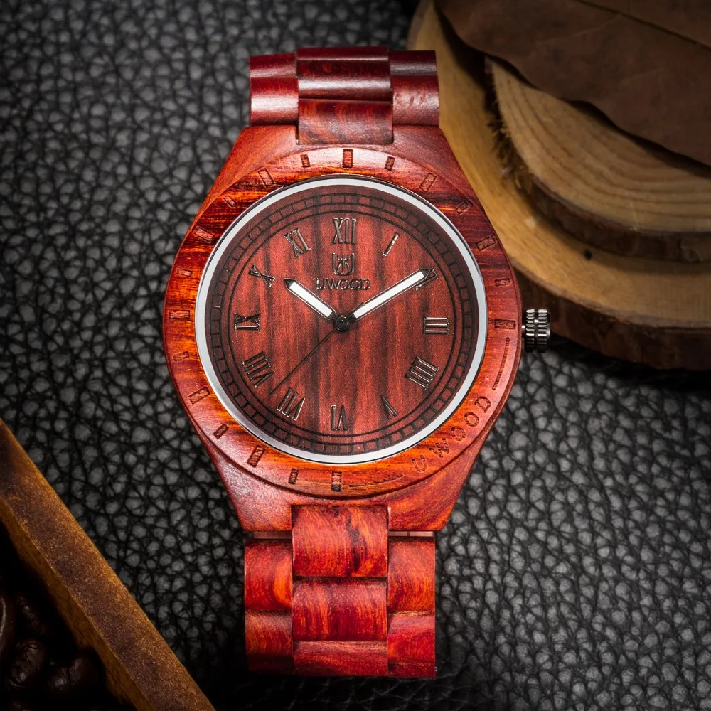 Natural Sandal Wood Red Newest Fashion Watches Uwood Brand Wooden Watch Japan Quartz Wristwatch For Mens Women Lover Best Gift Natural Sandal Wood Red Newest Fashion Watches Uwood Brand Wooden Watch Japan Quartz Wristwatch For Mens Women Lover Best Gift