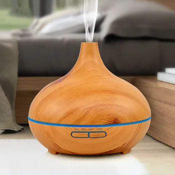 

7 Color Ultrasonic Air Humidifier Essential Oil Diffuser Aroma Lamp Aromatherapy Electric Aroma Diffuser Home Mist Maker by USPS