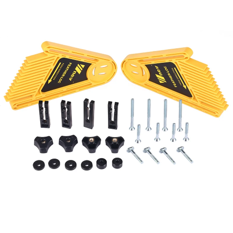 

Multi-purpose Feather Loc Board Set for Table Saws Woodworking Engraving Machine Double Featherboards Miter Gauge Slot Woodwork
