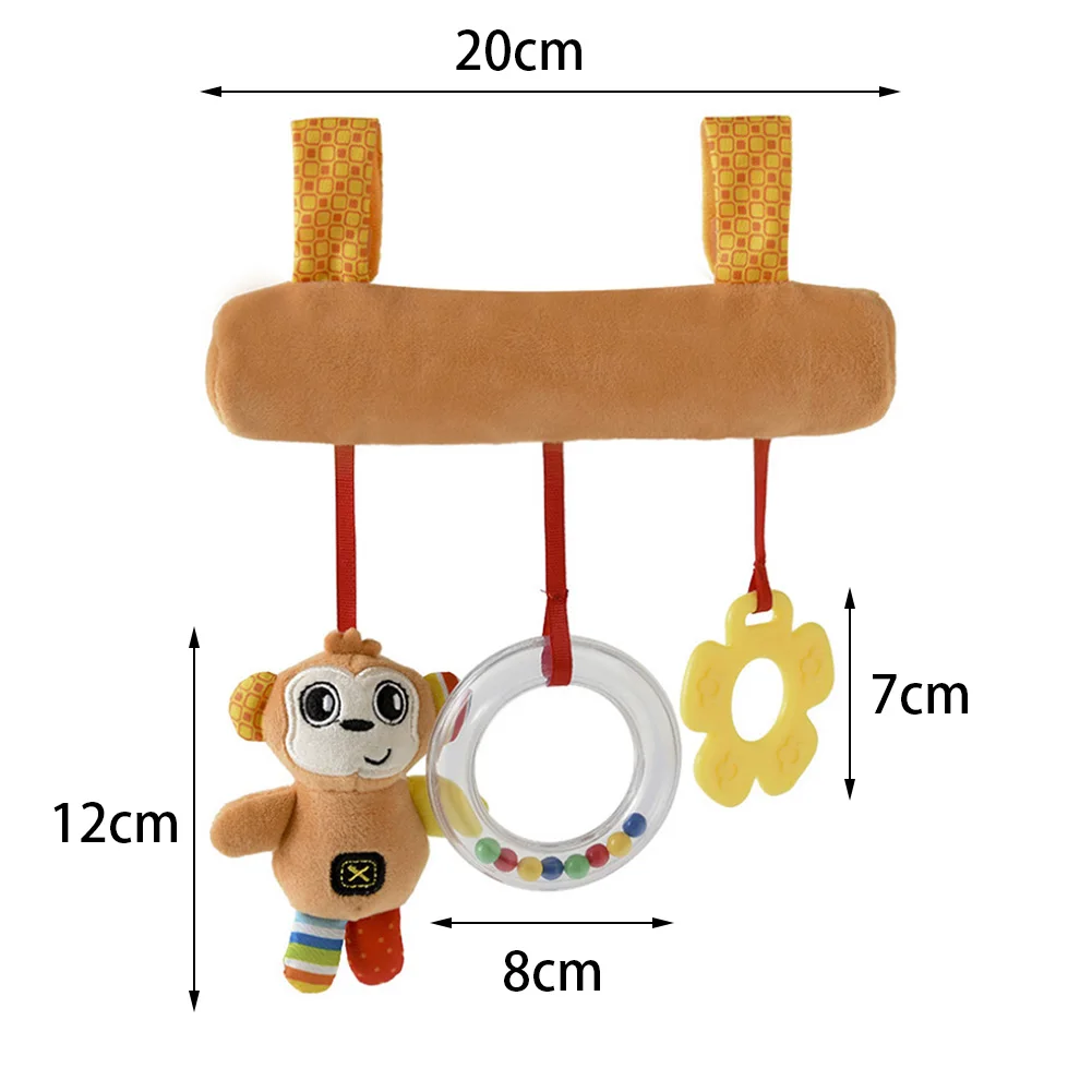 Кулон коляска животного автомобиль висит колокол висячая погремушка для игрушки для кроватки для детей