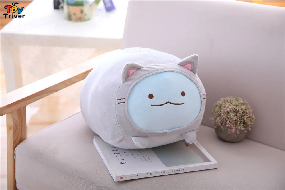 Японское аниме Sumikko Gurashi плюшевая игрушка Triver мягкие животные кукла офисный стол ручная Подушка декор подушки для девочек подарок на день рождения