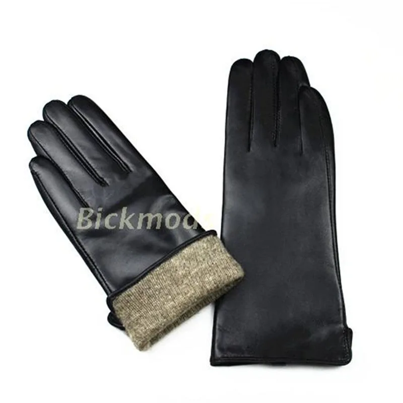 Guantes настоящие взрослые зимние перчатки Новые кожаные перчатки женские прямые Стильные варежки из овчины различные подкладки для вождения