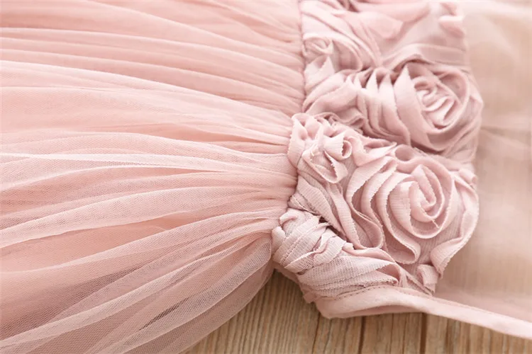 Fanfiluca Baby Girl Clothes Sleeveless Summer Mesh Kids Dresses For Girls Pink Princess Dress Baby Girls Lace Tutu Dress Fashion12