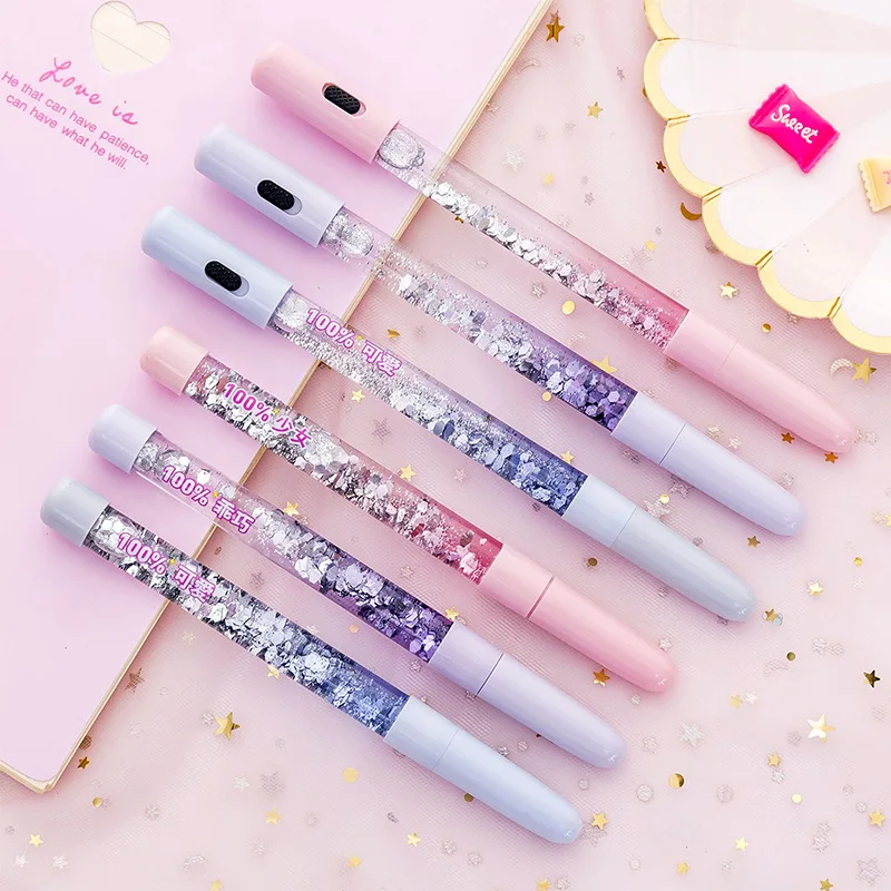 

1PCS Creative Magic Colorful Quicksand Gel Pen Stationery Learning Office Supplies Gift