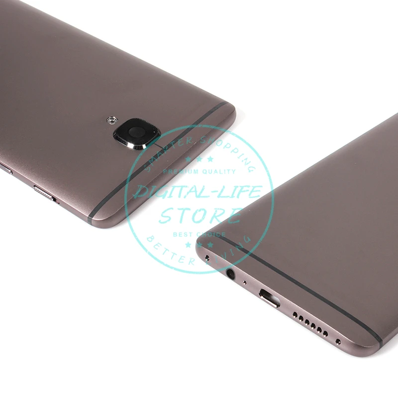 Задняя крышка батарейного отсека для Oneplus 3 3T A3000 A3003 задняя камеры стеклянный