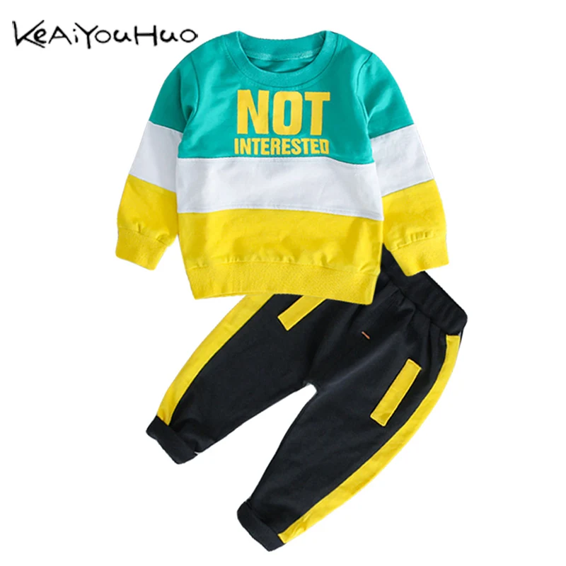 

Children Clothing 2018 Autumn Winter Boys Clothes T-shirt+Pant 2pcs Christmas Outfit Kids Clothes Boys Clothing Sets 1 2 3 Year