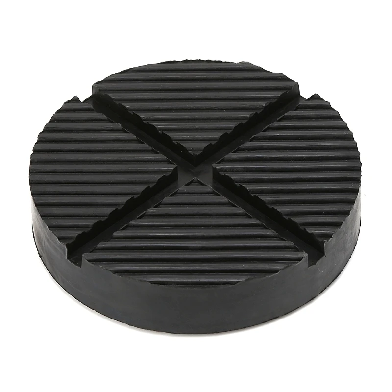  Universal Floor Slotted Car Rubber Jack Pad Frame Protector Guard Adapter Jacking Disk Pad Tool for