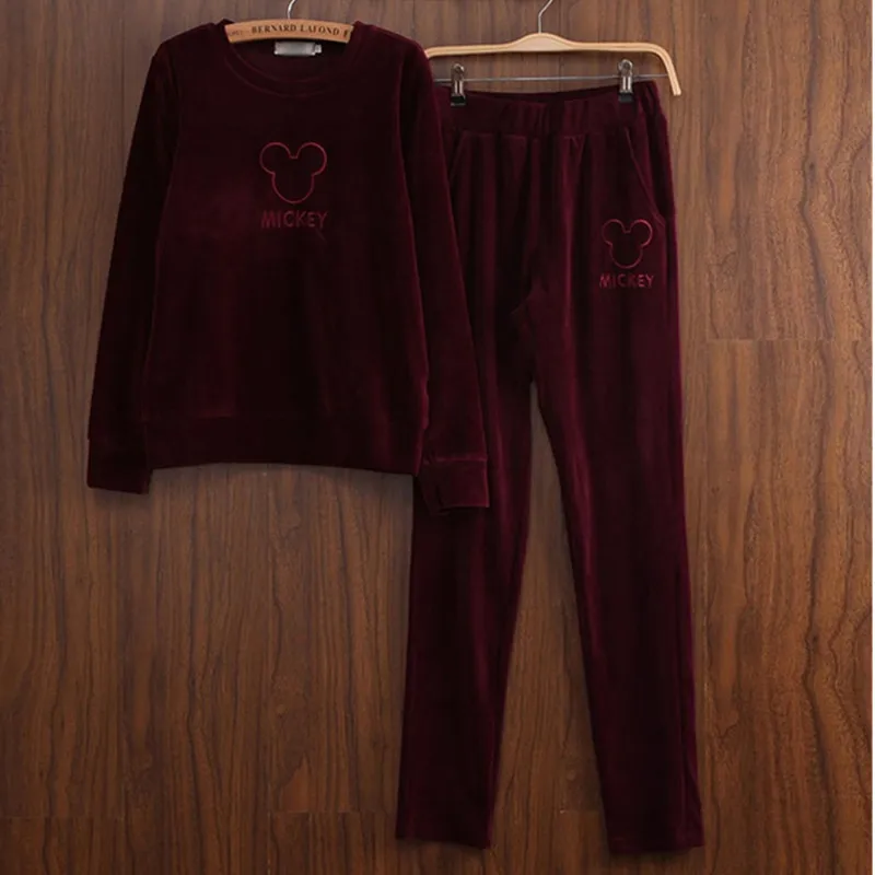 Женская спортивная одежда новые весенне осенние золотые бархатные спортивные