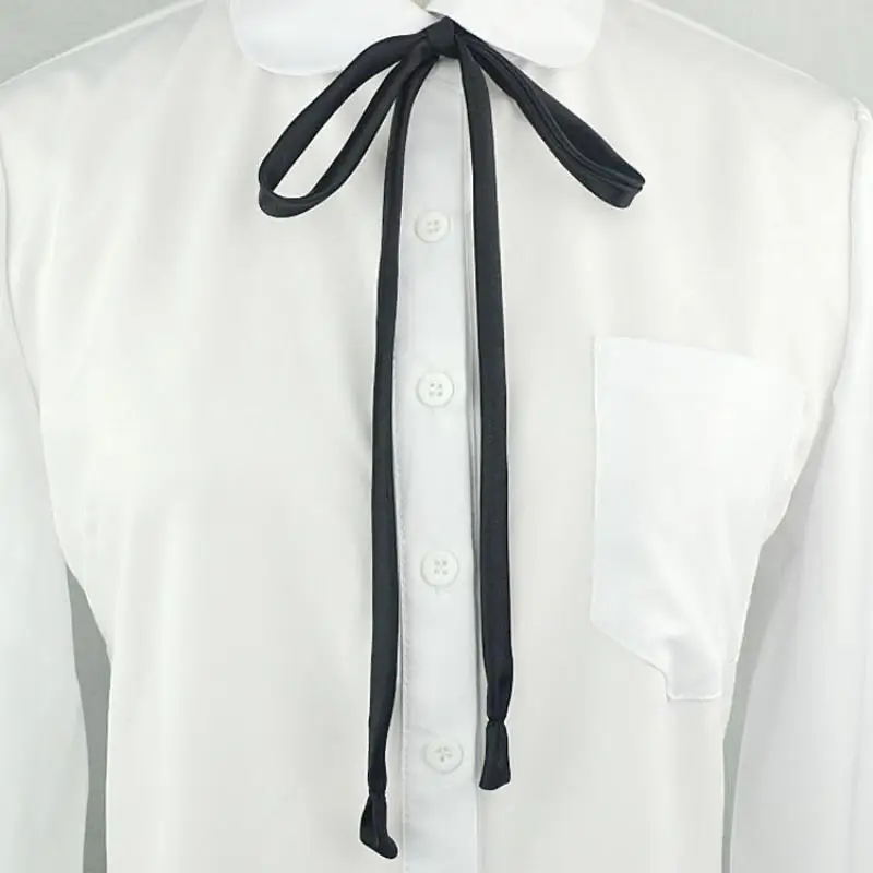JK uniform collar rope girl collar rope flare sailor suit bow tie elegant Chic collar flower ribbon