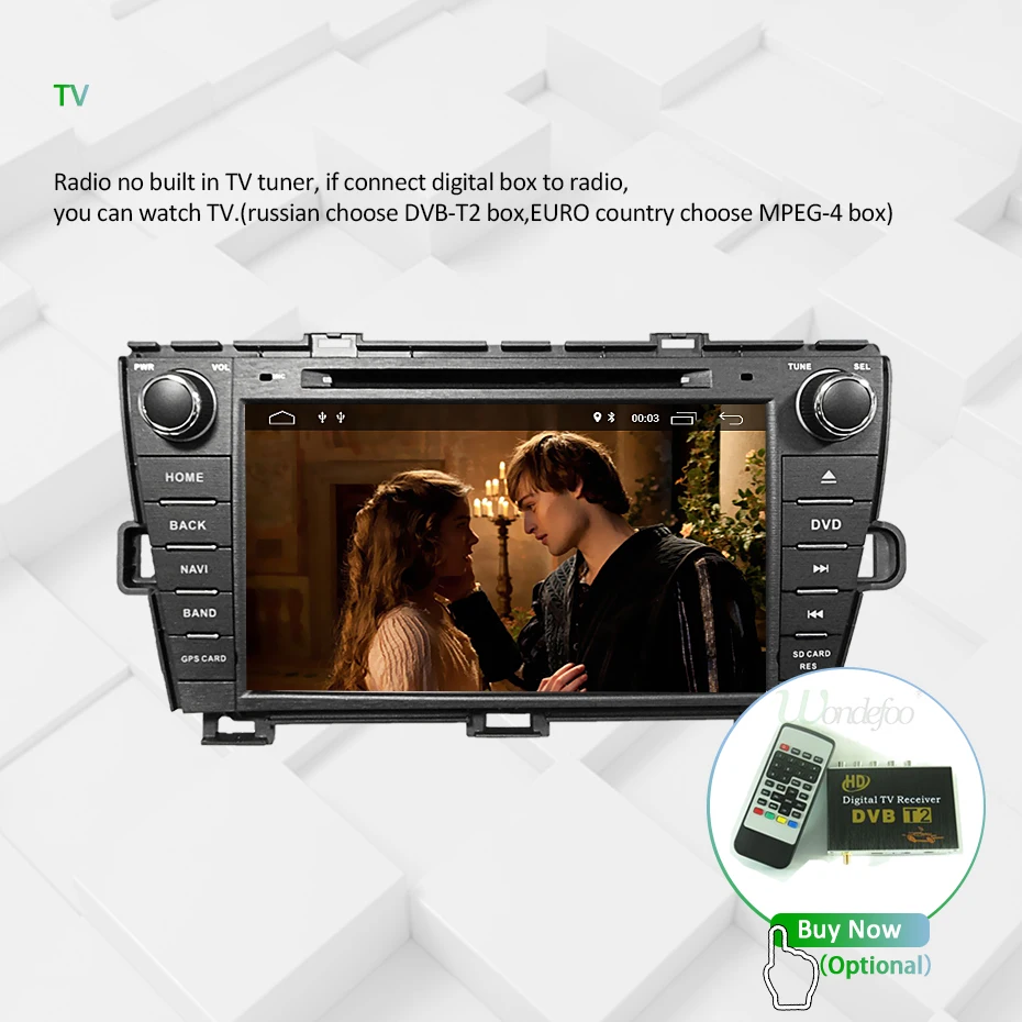 Flash Deal 64G DSP IPS Android 9.0 AV Output 2 DIN CAR DVD PLAYER For Toyota Prius 2009-2013 GPS Navigation Stereos Multimedia Screen Radio 30