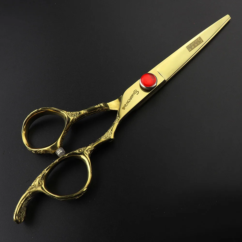 6 дюймов 7 дюймов профессиональные японские ножницы для волос Парикмахерские ножницы для резки и истончения набор для профессиональных ножницы для парикмахерских - Цвет: 6 inch cutting