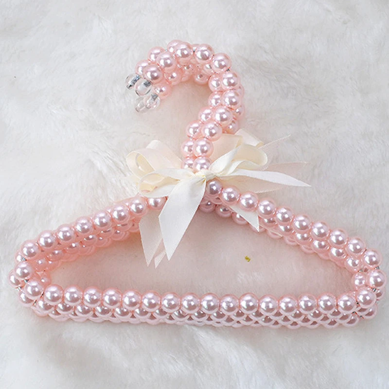 Perchas para ropa de bebé, percha de plástico con perlas, perchero para ropa de niño, Mini perchas para perros y mascotas, pinzas para ropa S6473 - 100 cosas bonitas para la casa