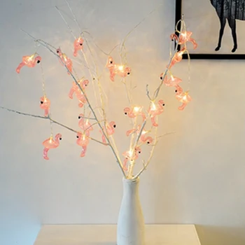 

1.5/3/6M Flamingo String LED Fairy Lights Lamp Bulbs String Battery Operated Indoor Party Supplies Wedding Baby Room Decor