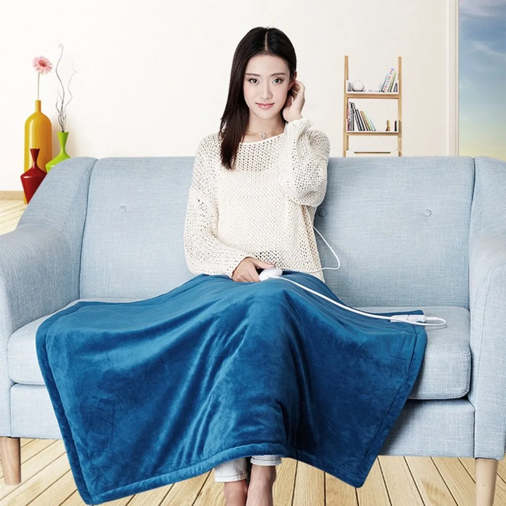 

100*80cm 220V Electric Heated Blanket Electric Mattress Thermostat Electric Blanket Security Electric Heating Knee Pads NEW SELL
