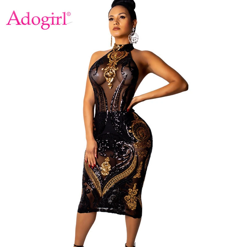 party dress gold and black
