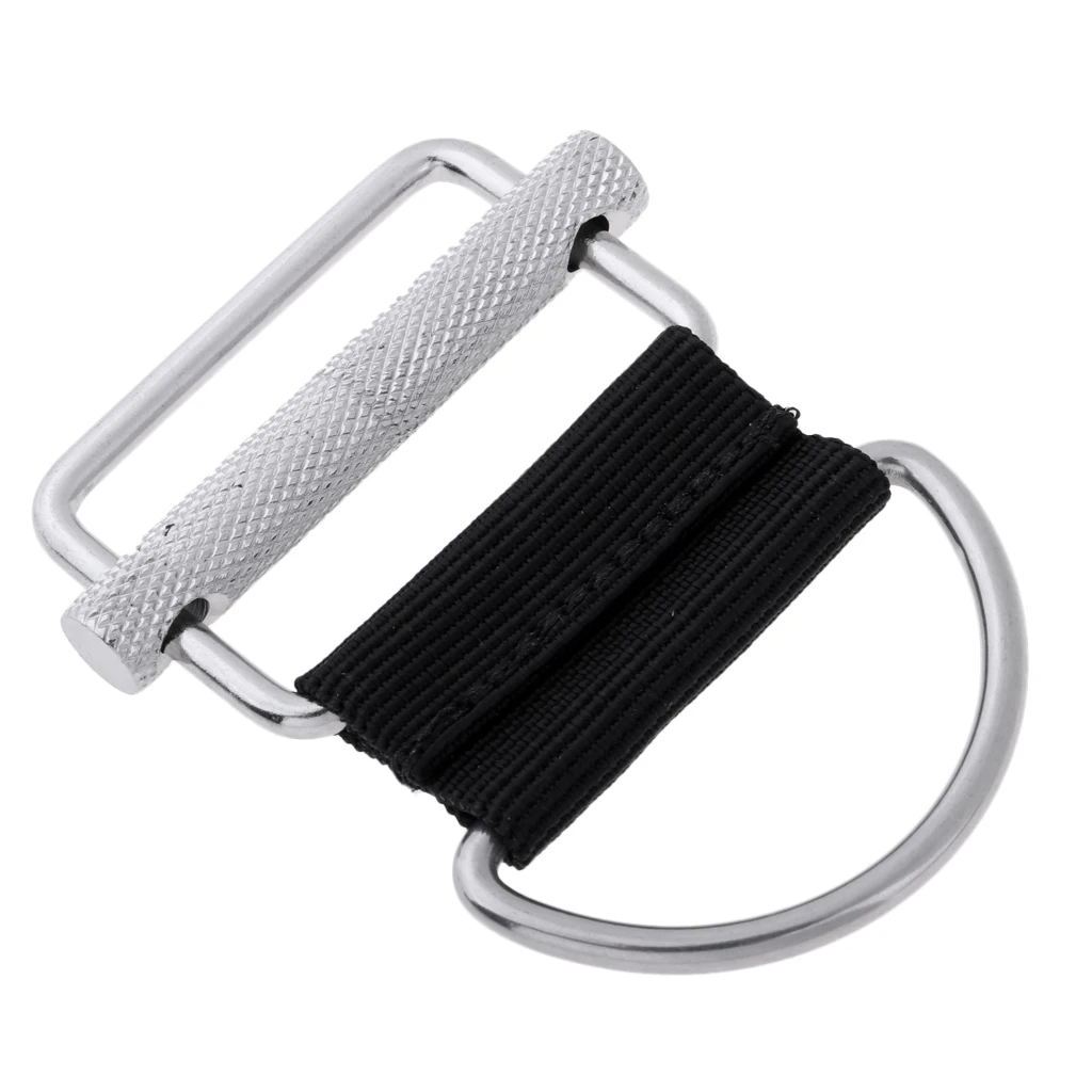 1 Pcs Stainless Steel Technical Scuba Diving Standard BCD Weight Belt Buckle With D Ring Free Diving Accessories Replacement