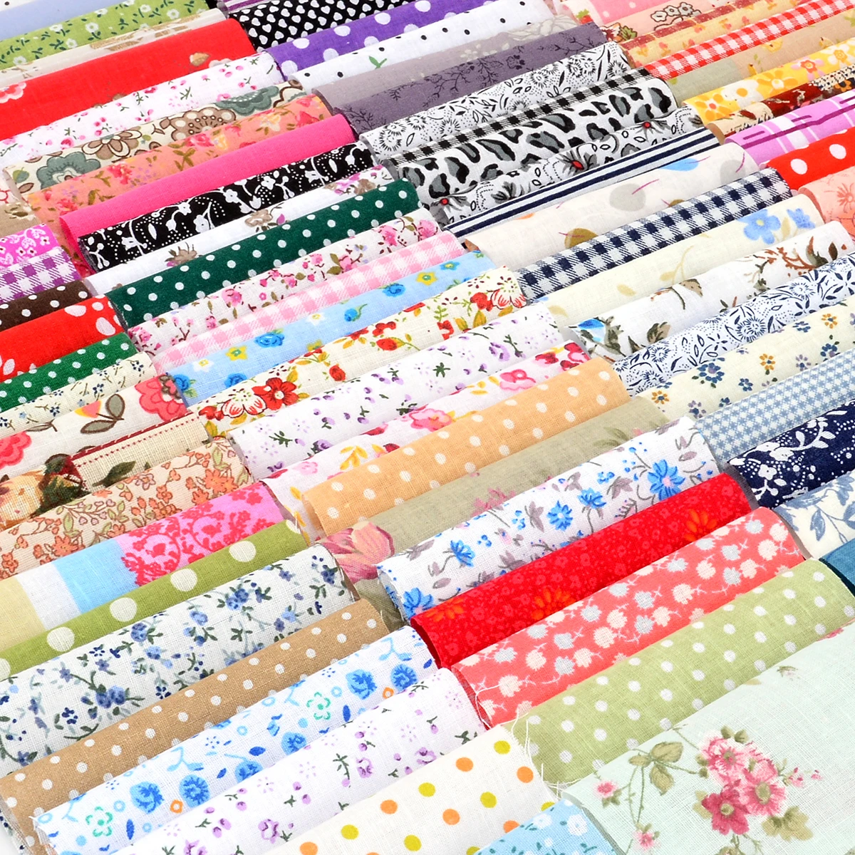 100pcs DIY Sewing Doll Quilting Patchwork Textile Cloth Bags 10x10cm
Square Floral Cotton Fabric Crafts