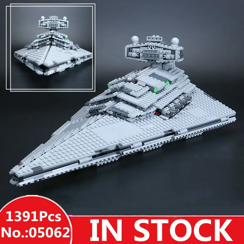 

H&HXY 05062 1391 Pcs star Series The Super Fighting Destroyer wars Set Building Blocks Bricks Toy Christmas Gift 75055