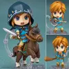 NEW hot 10cm Zelda horse riding Breath of the Wild Link Action figure toys collection doll Christmas gift with box ► Photo 1/5
