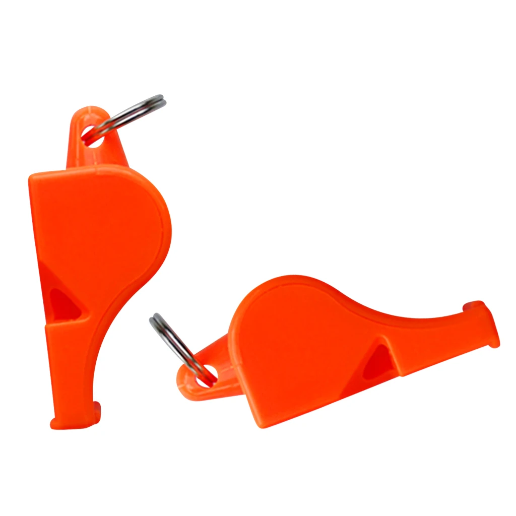 2pcs Safety Whistle Super Loud Sports Referee Whistle Emergency Survival tool for Outdoor Hiking Camping Fishing Travel Silbato