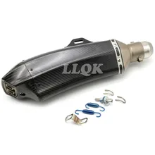 carbon fiber exhaust pipe Akrapovic motorcycle exhaust pipe muffler For APRILIA RS 125 1998 1999 2000 2001 2002 2003 2004 2005
