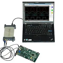 6102BE Алюминий сплав поверхности 100 МГц 250 мс/с osciloscopio USB для ПК аналоговый осциллограф