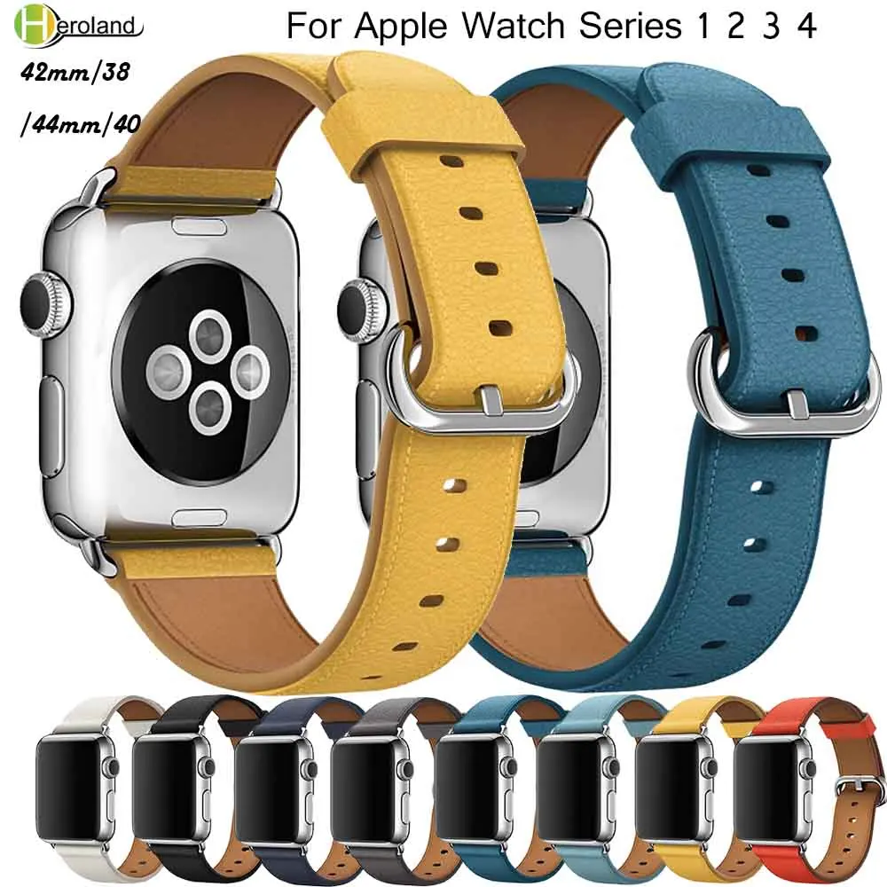 Ремешок для часов из натуральной кожи Apple Watch series 4/3/2/1 42/38/40/44 мм|Ремешки часов| |