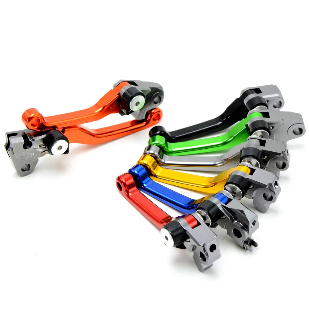 Motorcycle CNC Billet Pivot Foldable Clutch Brake Levers For KTM 250SXF SX 250XC 250XCF 350SXF XCF XCFW 400XCW EXC Black