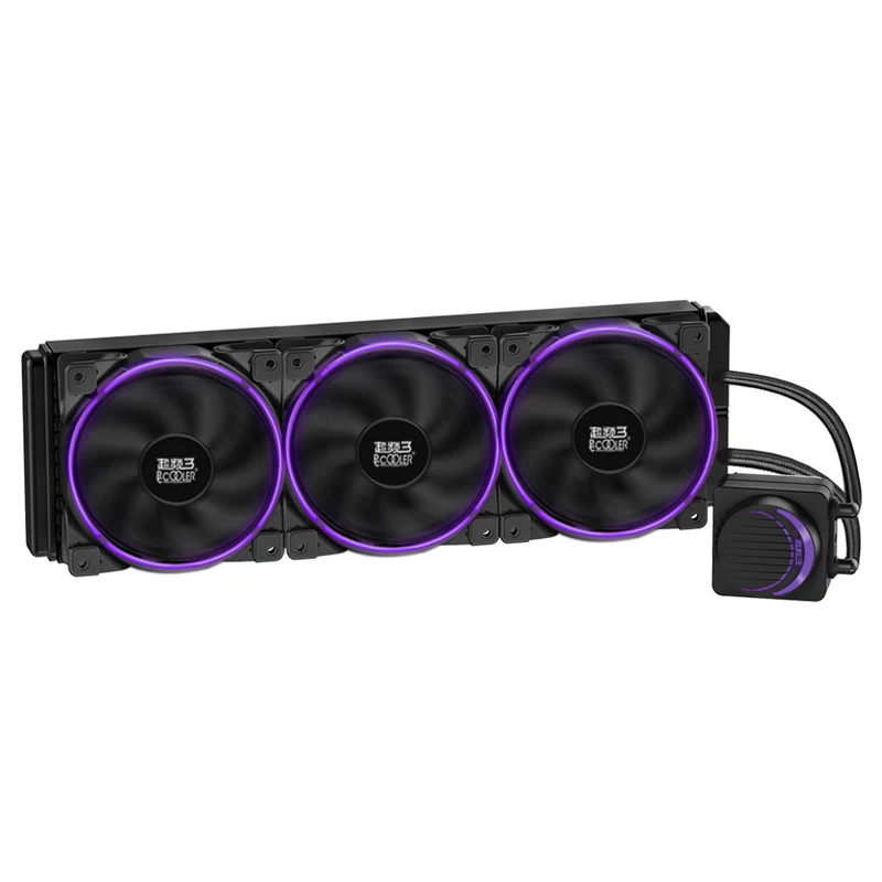 Pccooler GI-AH360C cpu жидкостный охладитель водяного охлаждения 12 см RGB тихий вентилятор для AMD AM4 AM3 intel LGA 2011 2066 1155 1156 cpu Радиатор