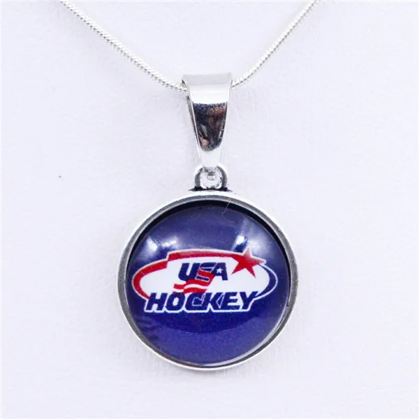 Necklaces Pendants NHL USA HOCKEY Charms Ice Hockey Team Women Necklace