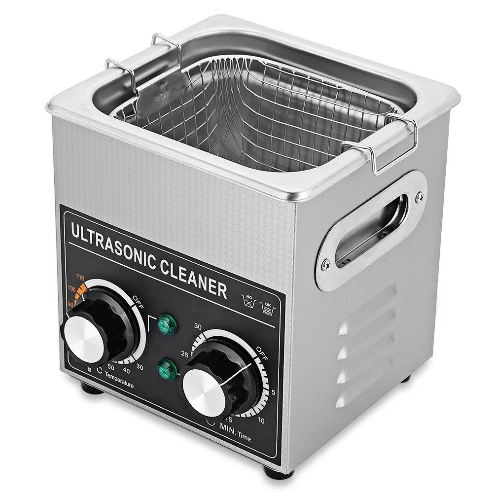 Portable 2L Ultrasonic Cleaner Cleaning Machine Ultrasonic Cleaner Bath with Heater Timer