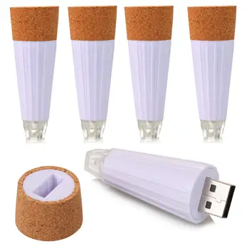 

LED Night Light USB Rechargeable Cork Shaped Super Bright Empty Wine Bottle Lamp for Party Christmas Wedding Decoration