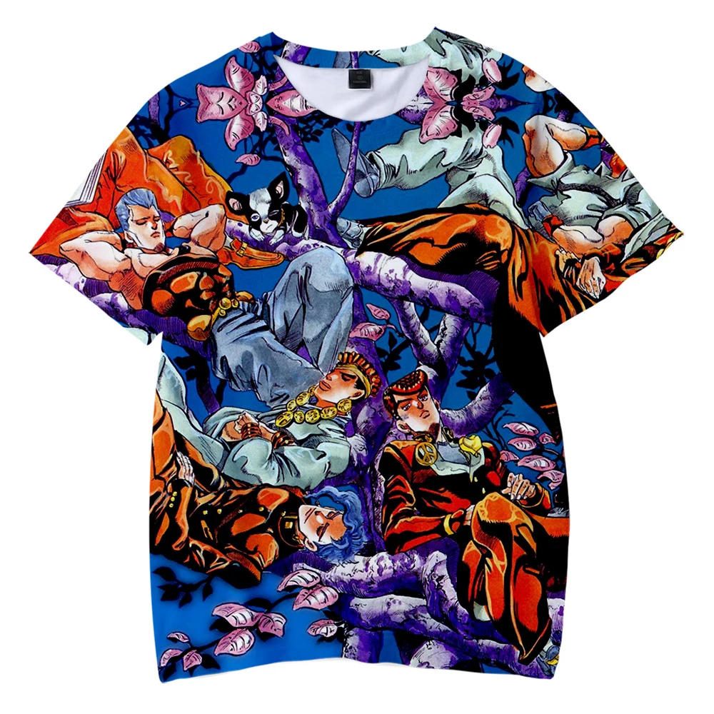 

New Arrival JOJO Kids T-shirt High Quality Summer Soft Boys/Girls Classic Children T Shirt Kawaii Popular JOJO children T-shirts