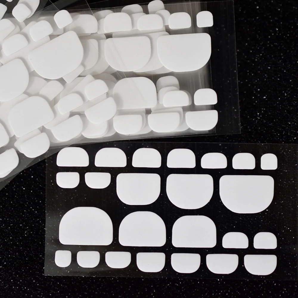 

Double Sided Transparent Stickers for Toes Nails Flexible Adhesive Nail Glue False Toes Nail Manicure Tool B57