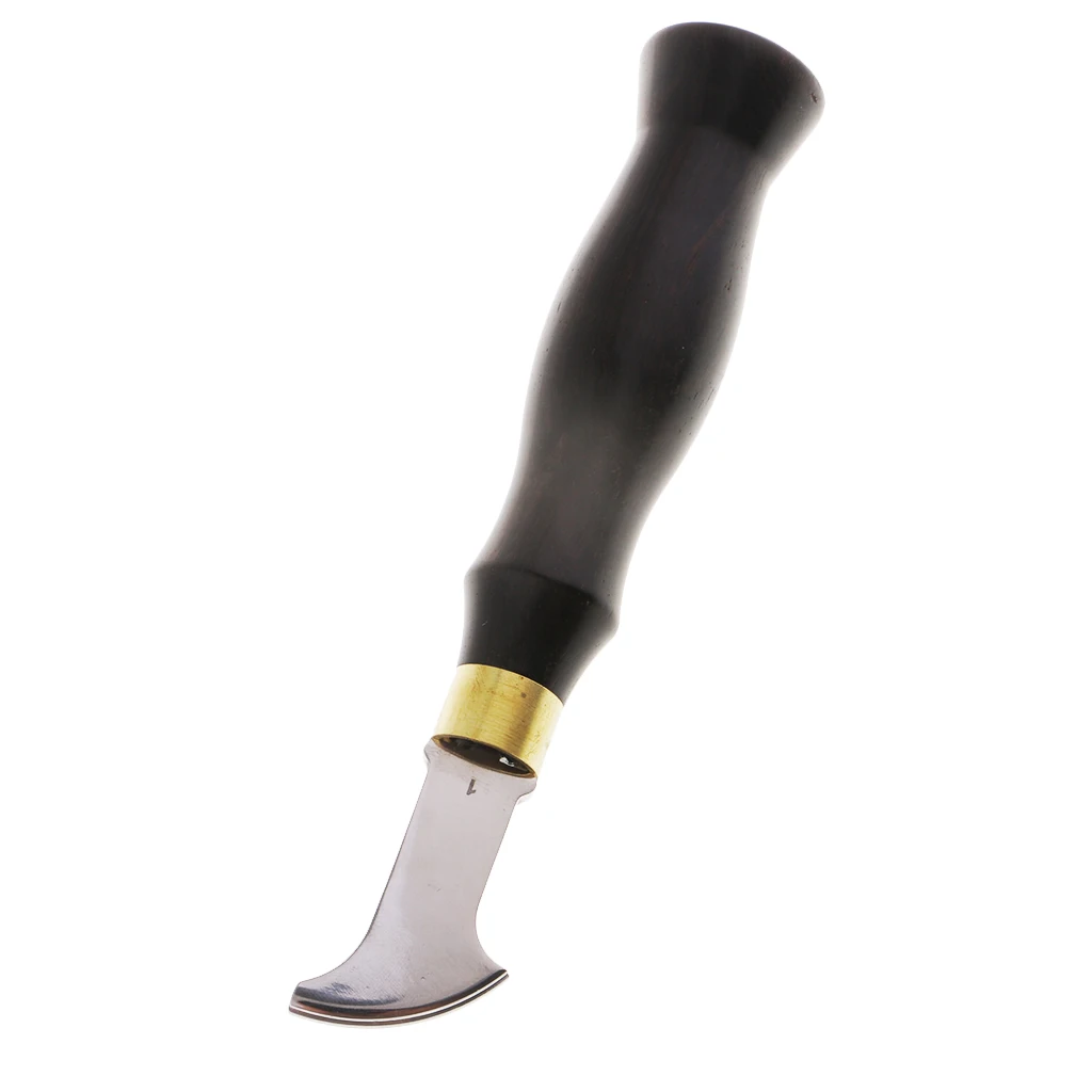 DIY Leather Craft Edge Creaser Stainless Steel Ebony Edge Marking Decorate Tool