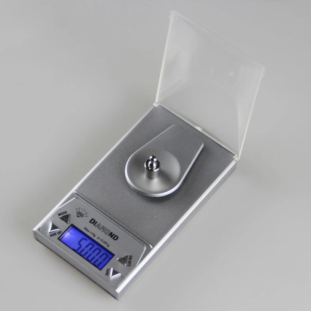 High Precision 10g 0.001g LCD Digital Jewelry Scale Lab Gold Herb