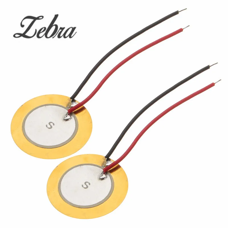 2pcs/Set Guitar Transducer Pickups Piezo Electric Disc Transducer