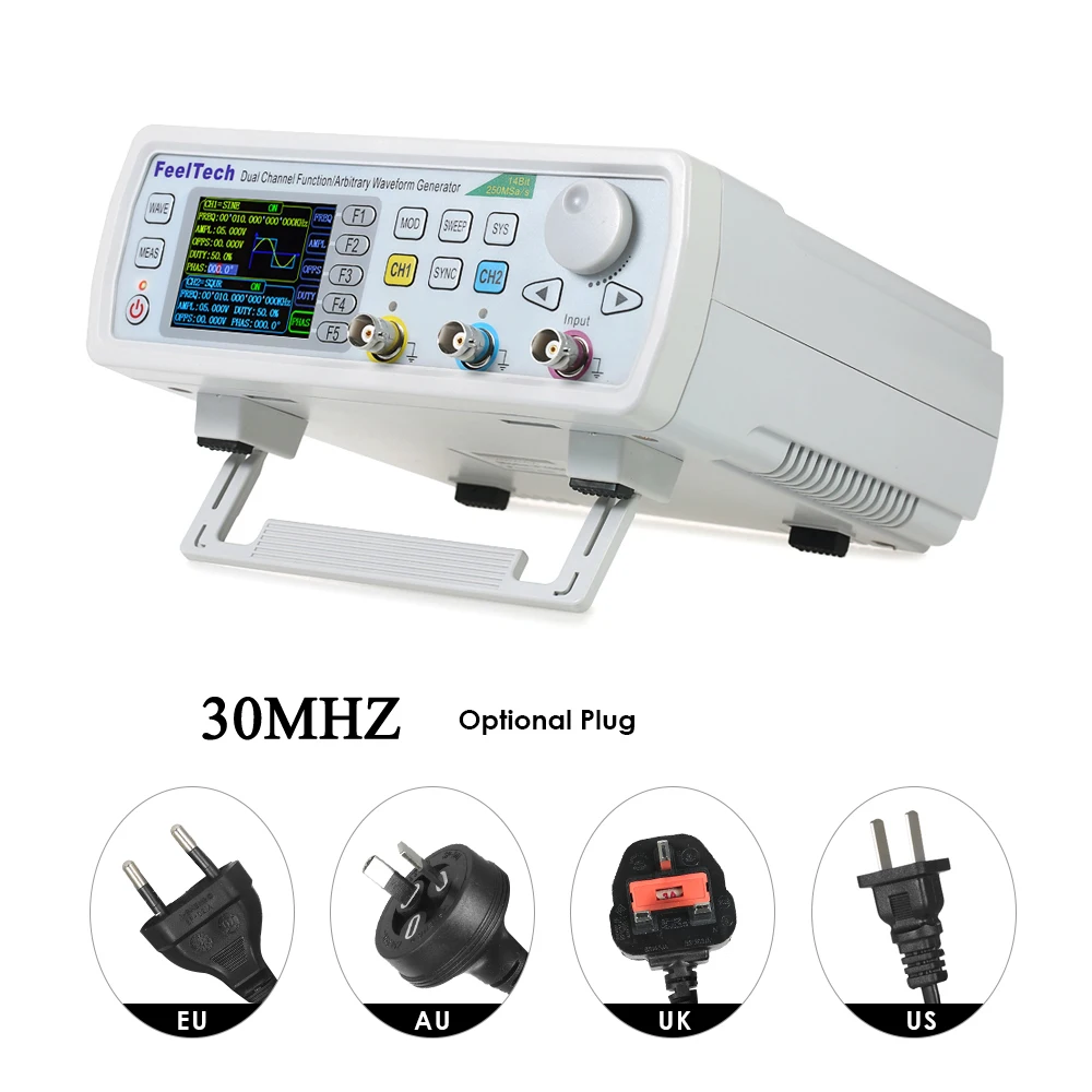 

KKmoon FY6600-30M FY6600 Series 30MHZ Digital Control Dual-channel DDS Function Signal Generator frequency meter Arbitrary