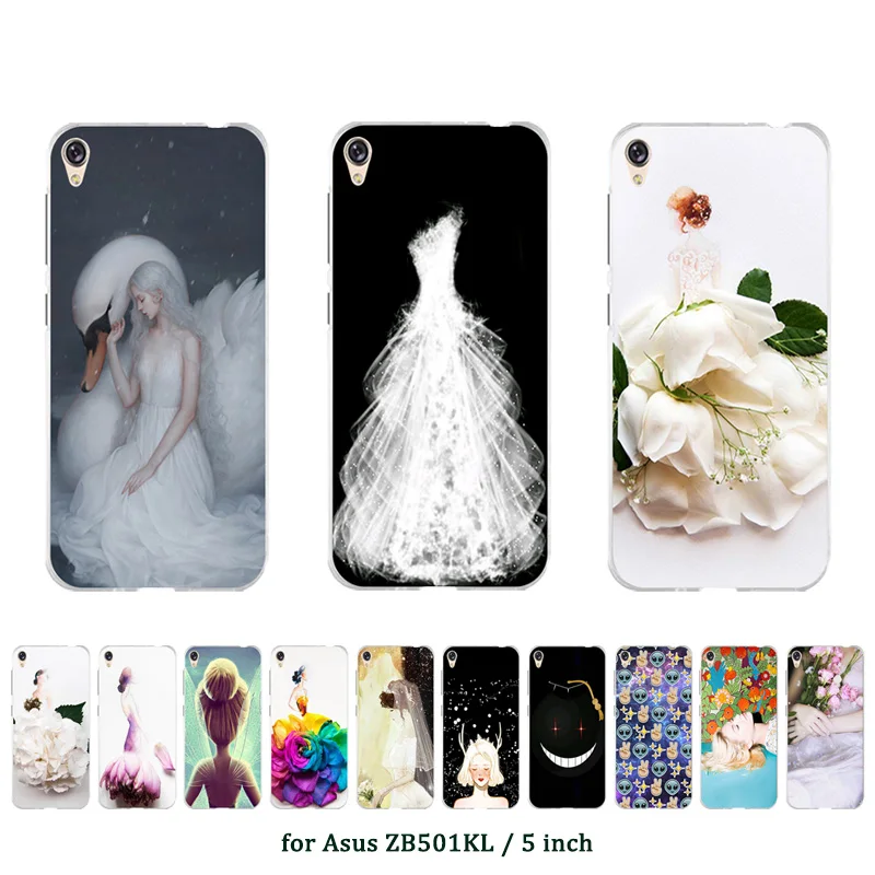 

For Asus Zenfone Live ZB501KL 3 Go 5.0" Case Marriage Printed Soft TPU For Zenfone Live Silicon Cover Phone Bag For ZB501KL