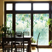 Электростатические наклейки из матового стекла, небольшой свежий светильник, непрозрачные затемненные наклейки на окна спальни, оконные наклейки, пленка на окно