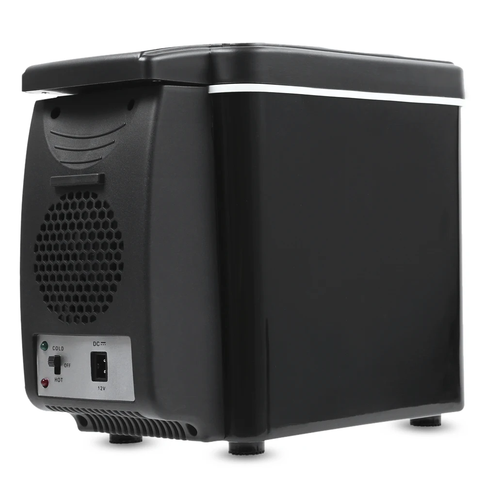 Portable 6L Car Refrigerator 12V Multi-Function Temperature Control Dual-Use Box Cooler Warmer Vehicular Fridge For Home Travel Portable 6L Car Refrigerator 12V Multi-Function Temperature Control Dual-Use Box Cooler Warmer Vehicular Fridge For Home Travel
