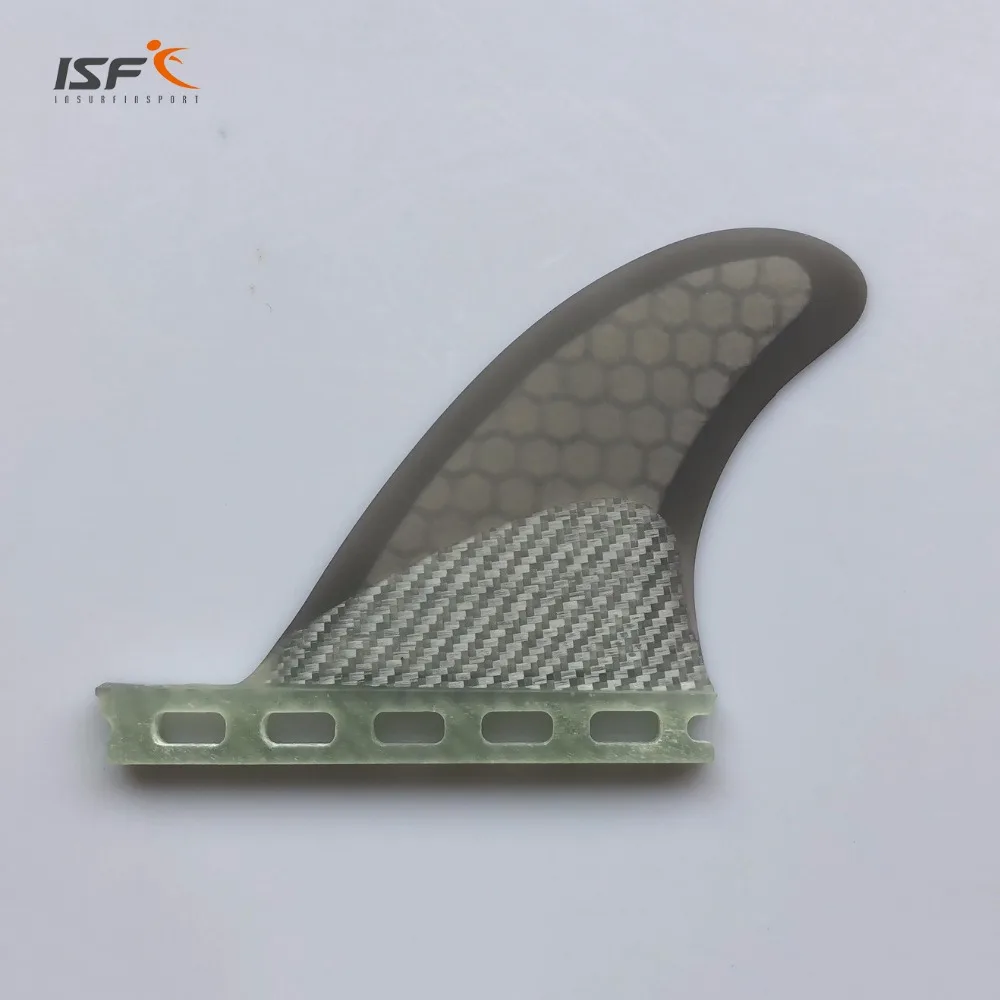 

ISF fiberglass honeycomb grey carbon surf fins quilhas future GL surfboard fins future GL 2 pcs per set