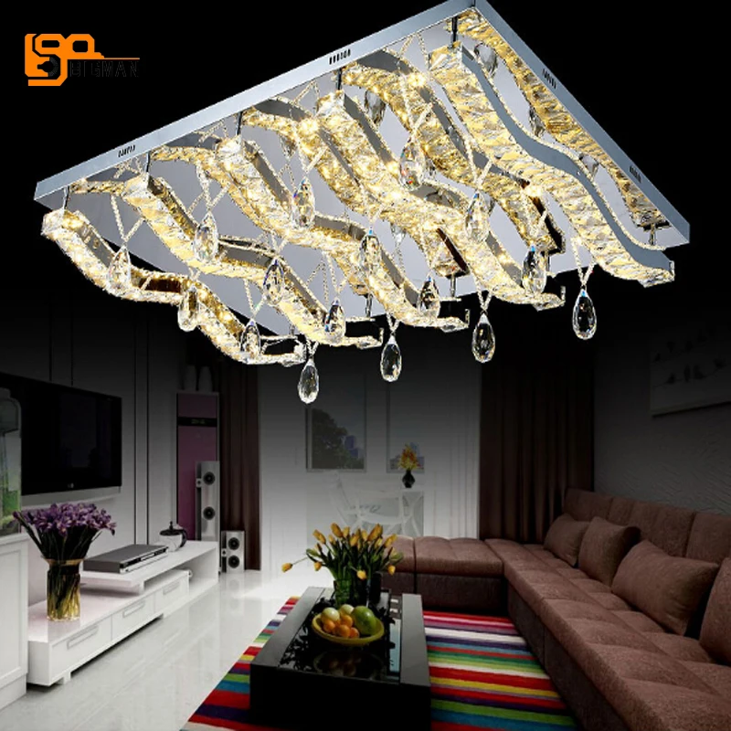 

new modern LED crystal chandeliers lighting lustres chandelier with remote control