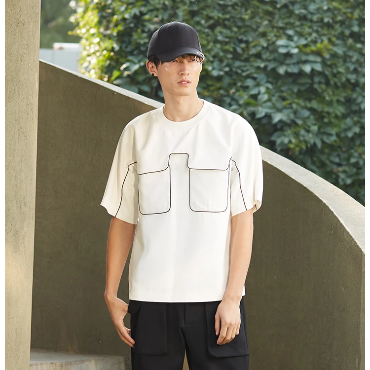 

XS-5XL New 2018 Men's fashion GD Hair Stylist Original design white T-Shirt plus size costumes
