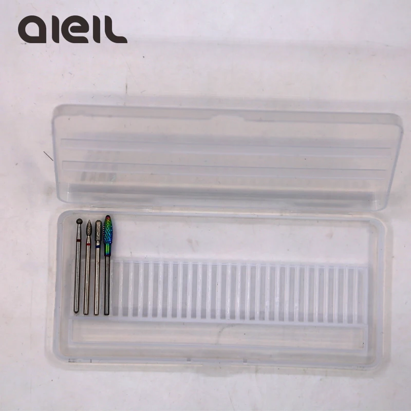 

30 Holes Acrylic Drill Bit Storage Box Nail Drill Bit Box Storage Box For Nail Drill Bit Holder Milling Cutter for Manicure set
