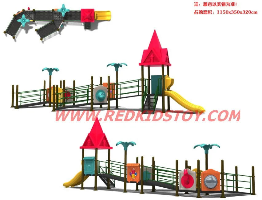 

2014 Outdoor Play Slide for Handicapped Children/Playground Equipment for Physical Handicapped Kids/Amusement Park